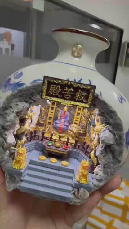【Divine Blessings】Immortal Realm in a Gourd - Taiyi Zhenren Classic | Premium Feng Shui Ornament
