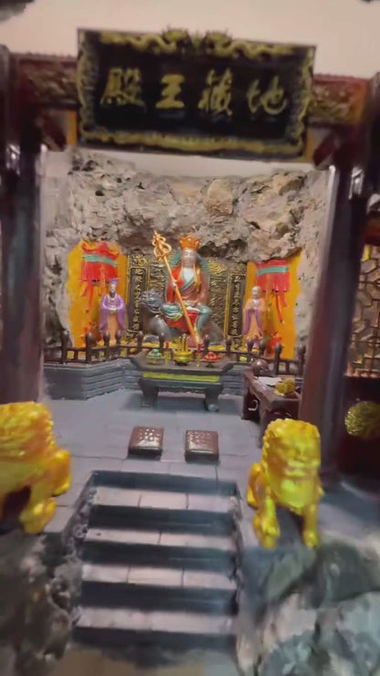【Blessings of Compassion】Immortal Realm in a Pot - Ksitigarbha Bodhisattva Classic Edition | Premium Feng Shui Ornament